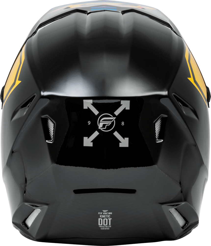 Casco Fly Kinetic Menace Negro/Sunrise