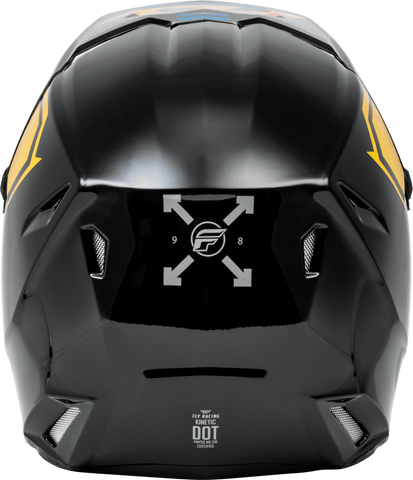 Casco Fly Kinetic Menace Negro/Sunrise