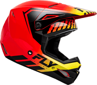 Casco Fly Kinetic Menace Rojo/Negro/Amarillo