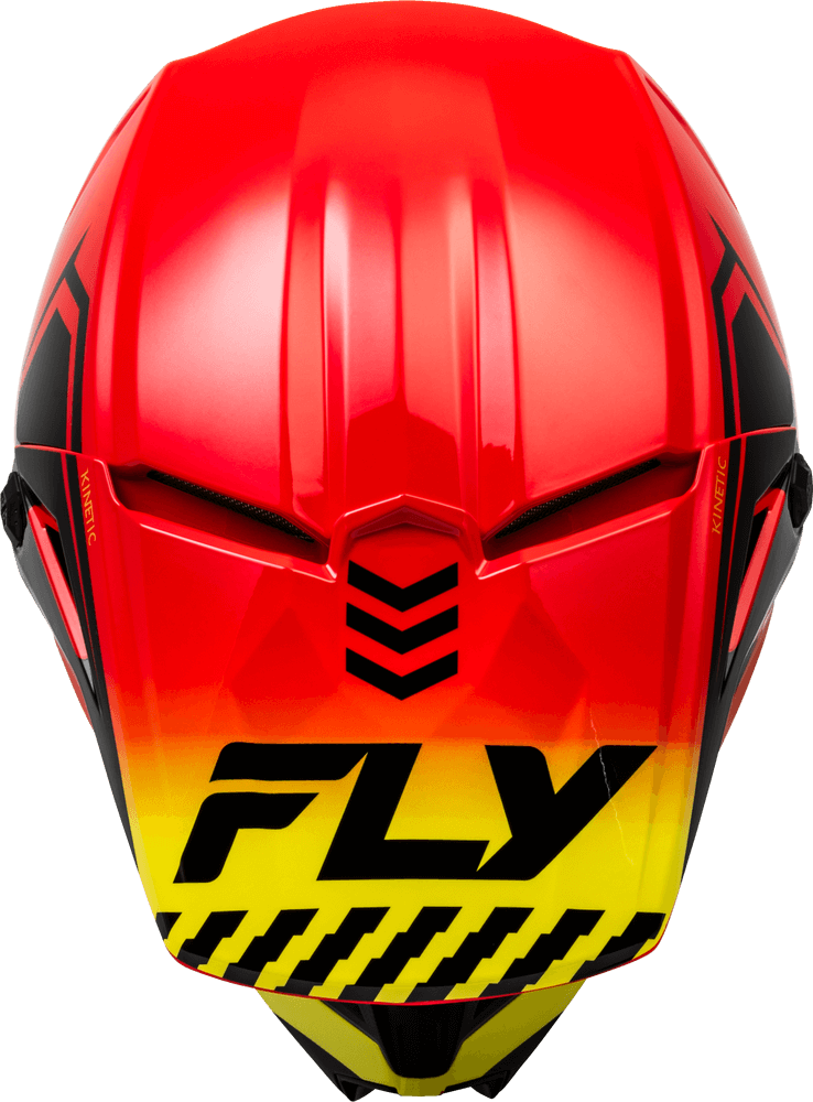 Casco Fly Kinetic Menace Rojo/Negro/Amarillo