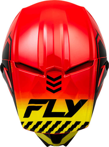 Casco Fly Kinetic Menace Rojo/Negro/Amarillo