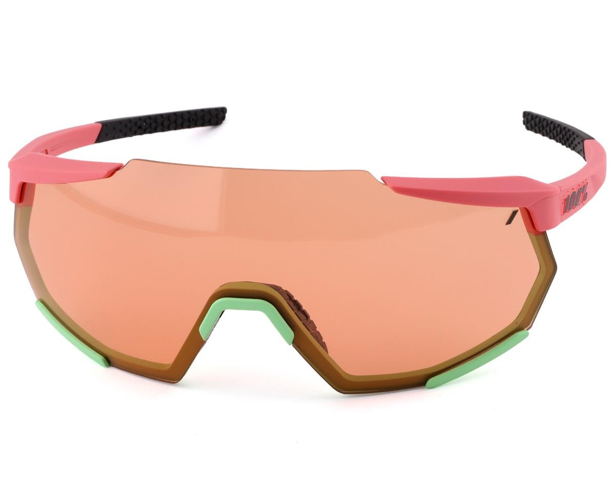 Gafas 100% Racetrap Mate Rosa Neon Lente Persimmon