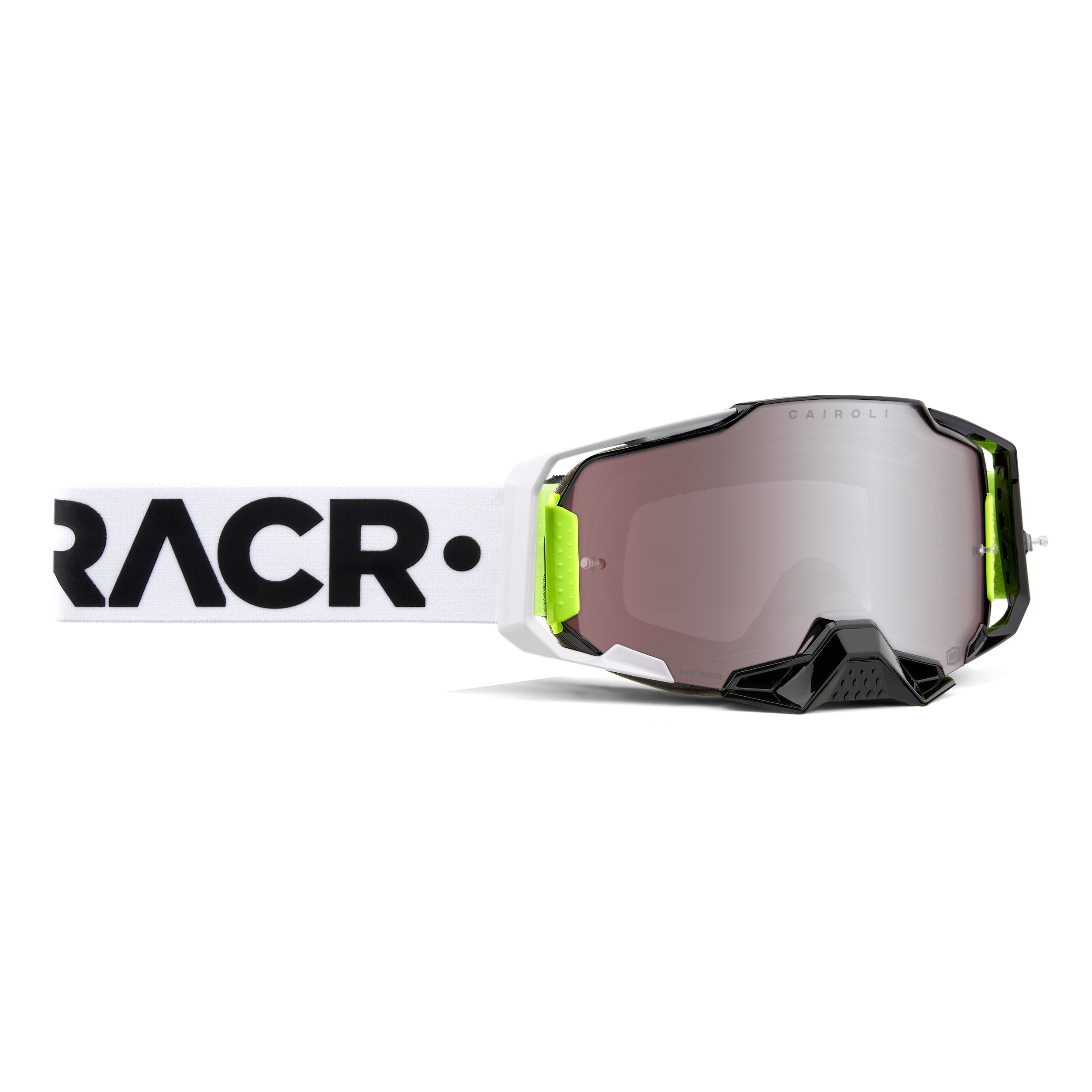 Goggle 100% Armega RACR Lente Hiper Silver Espejo