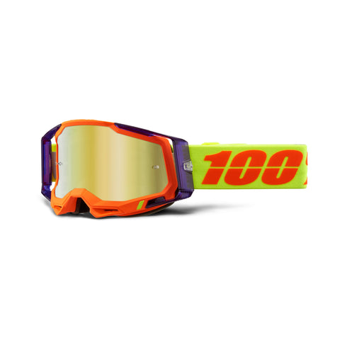 Goggle 100% Racecraft 2 Panam Lente Dorado Espejo