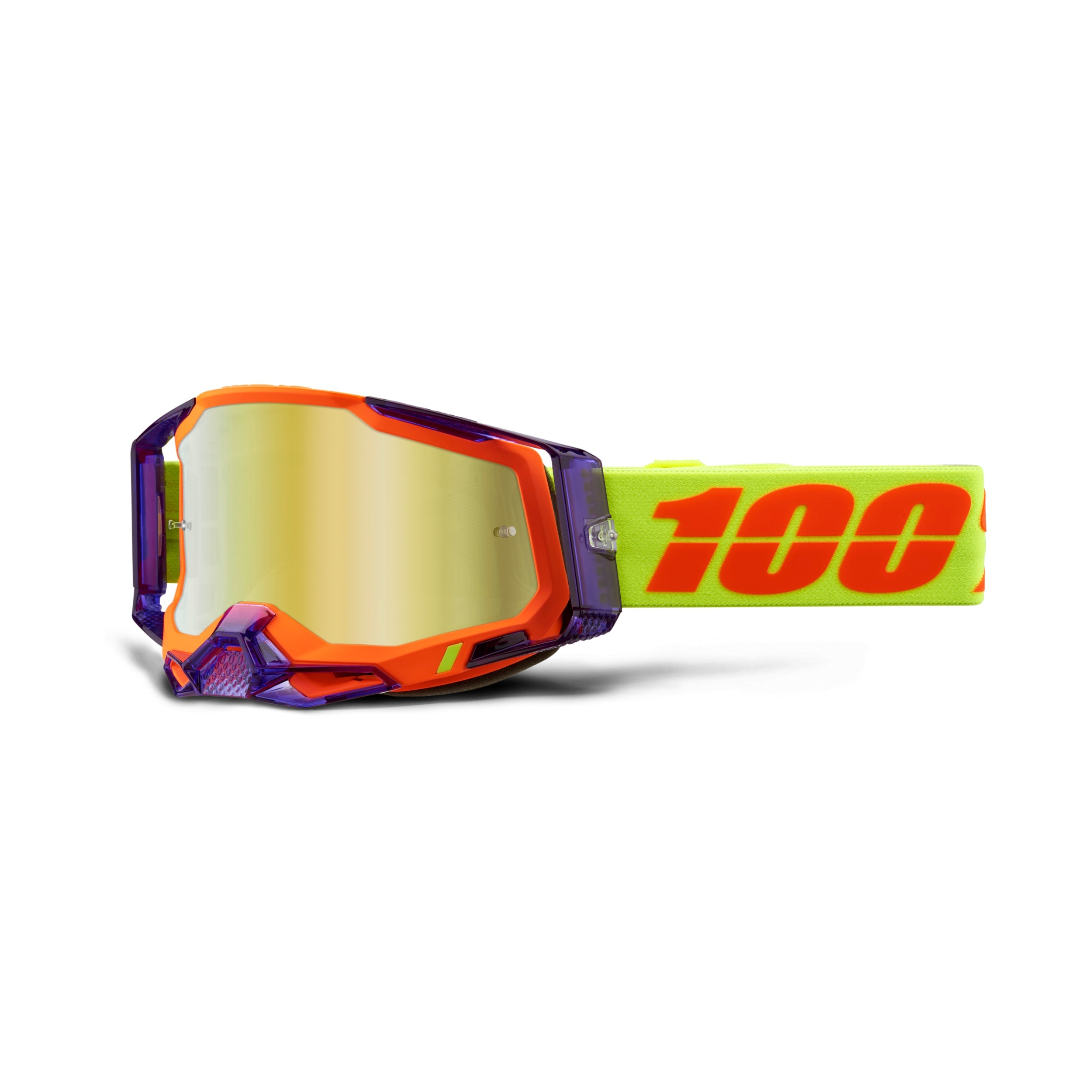 Goggle 100% Racecraft 2 Panam Lente Dorado Espejo