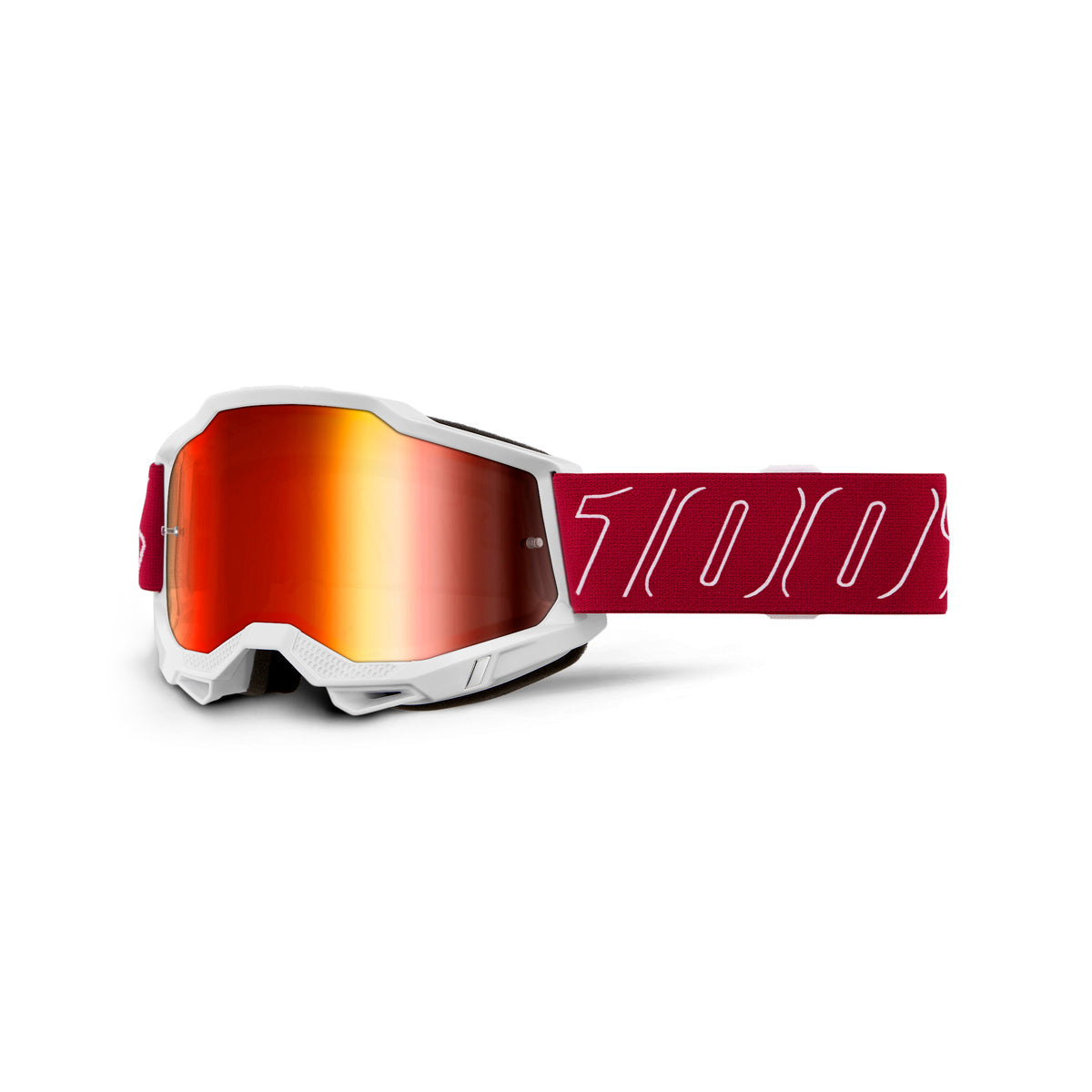 Goggle 100% Accuri 2 Redline Lente Rojo Espejo