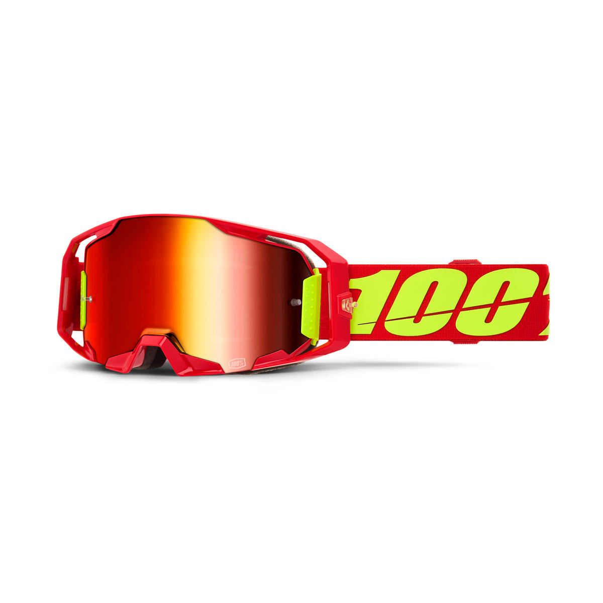 Goggle 100% Armatic Roja Lente Rojo Espejo