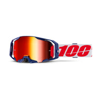 Goggle 100% Armatic Mach Z Lente Rojo Espejo