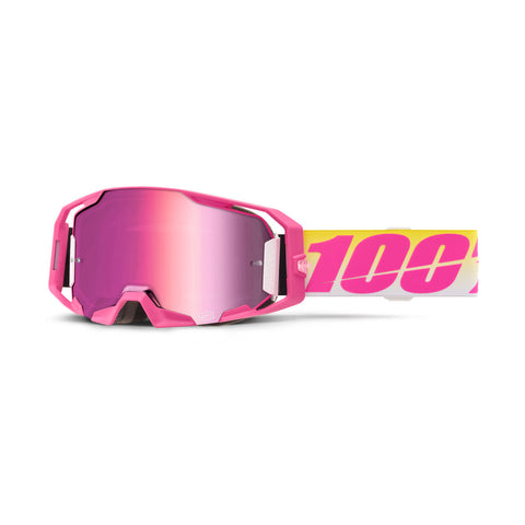 Goggle 100% Armatic Sellars Lente Rosa Espejo