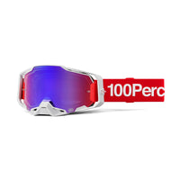 Goggle 100% Armega Corbin Lente Rojo Azul Espejo