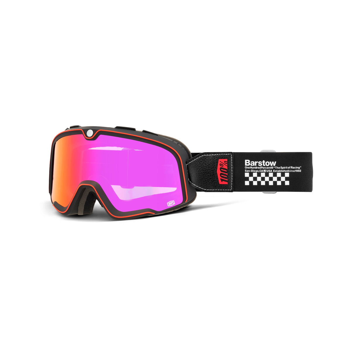 Goggle 100% Barstow Erban Lente Rojo Oscuro Espejo