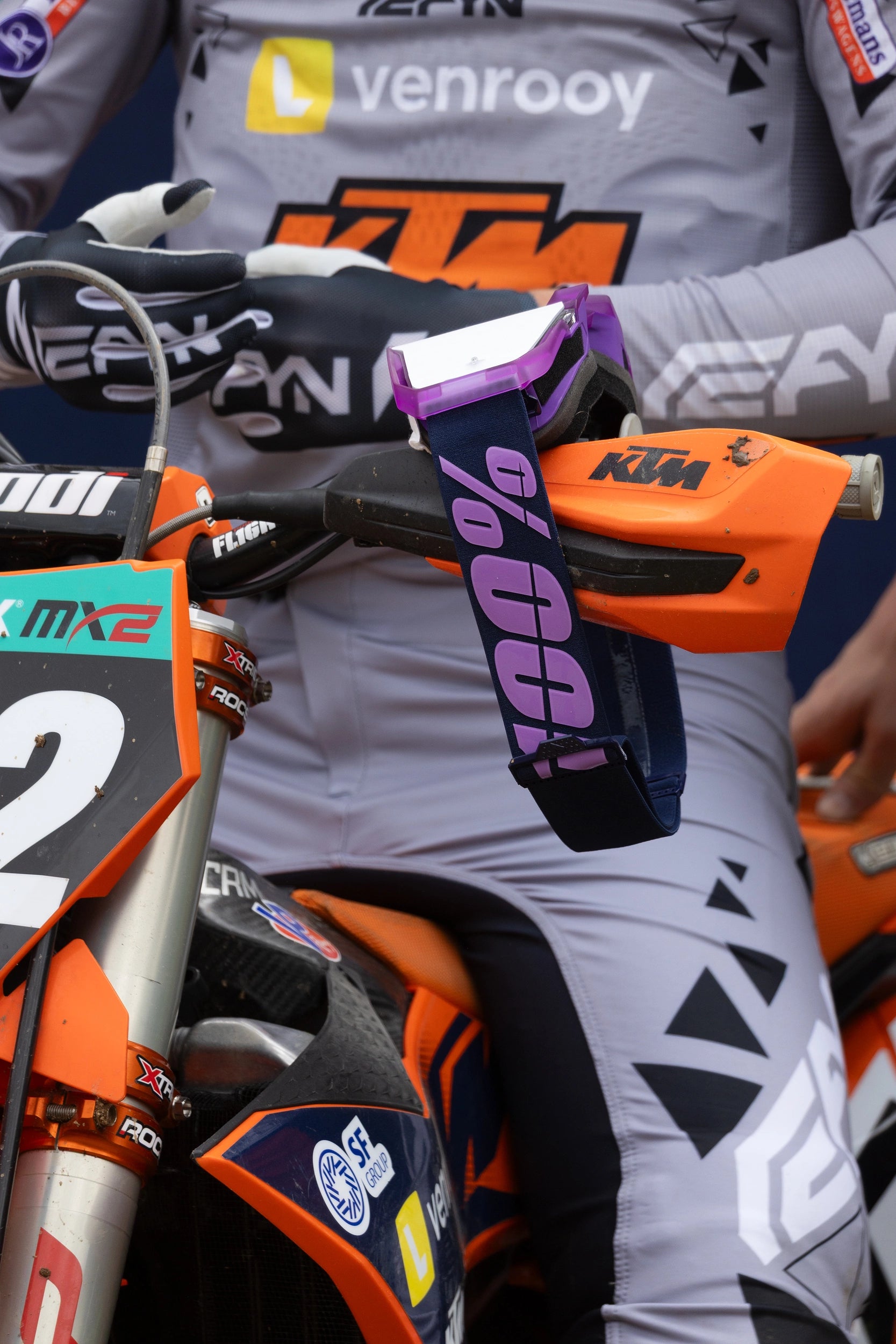 Goggle 100% ARmatic Toyoko Lente Purpura Espejo