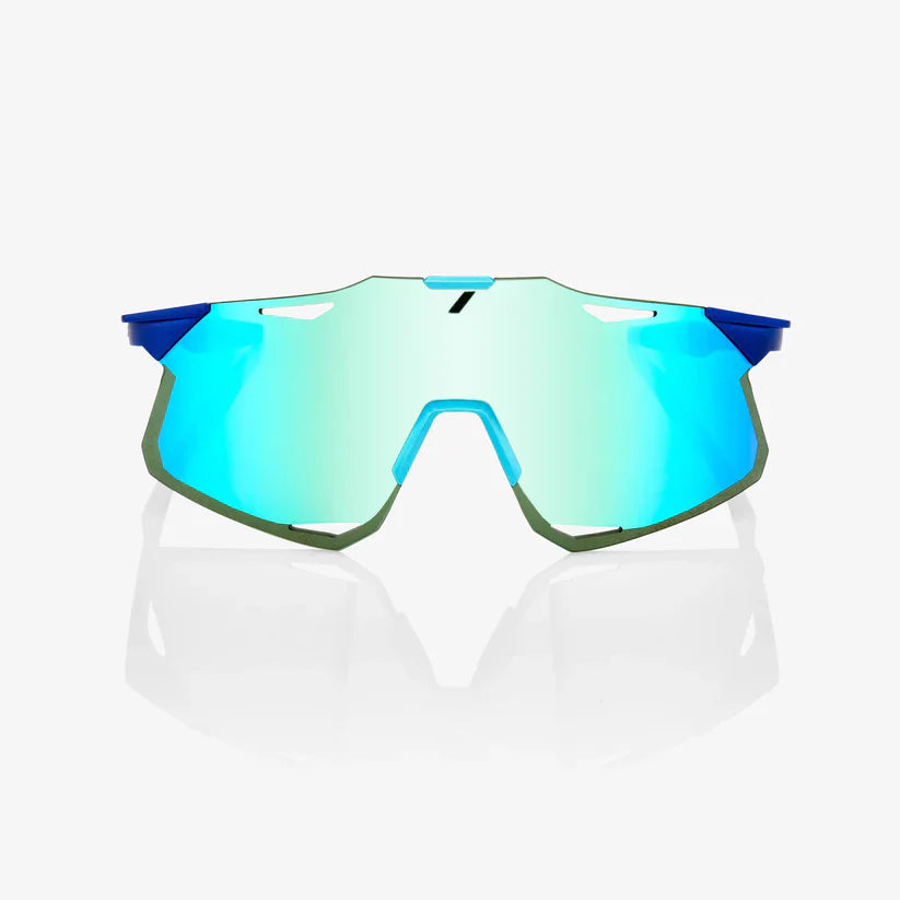 Gafas 100% Hypercraft Mate Metallic Into The Fade Lente Azul Topaz Espejo