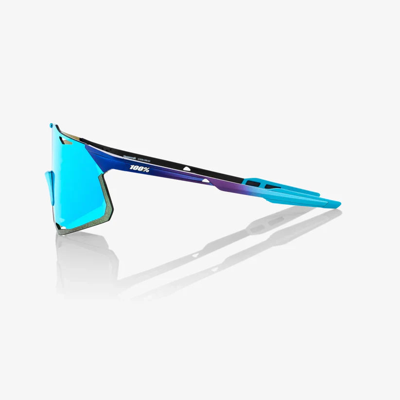 Gafas 100% Hypercraft Mate Metallic Into The Fade Lente Azul Topaz Espejo