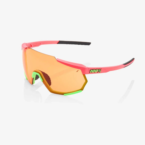 Gafas 100% Racetrap Mate Rosa Neon Lente Persimmon