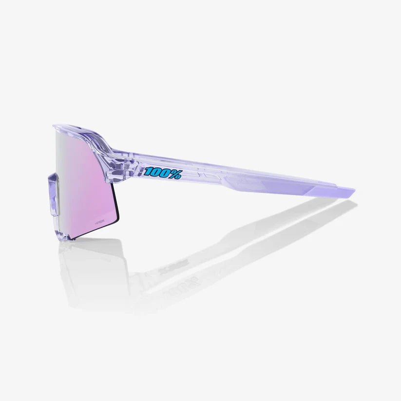 Gafas 100% S3 Polished Translucent Lavender Lente Hiper Lavender Espejo