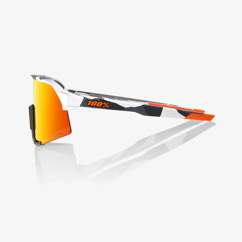 Gafas 100% S3 Soft Tact Gris Camo Lente Hiper Rojo Espejo