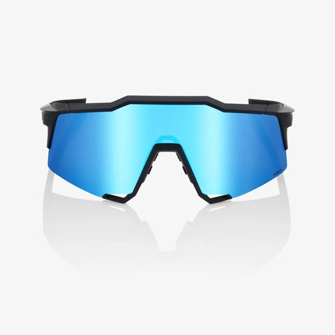 Gafas 100% Speedcraft Mate Negra Lente Hiper Azul Espejo