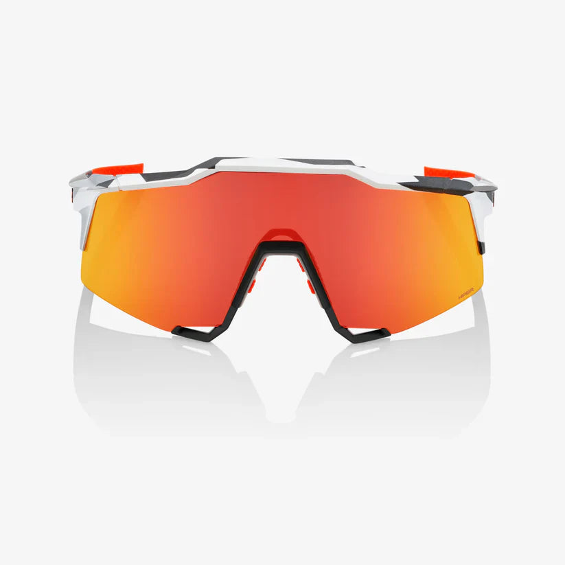 Gafas 100% Speedcraft Soft Tact Gris Camo Lente Hiper Rojo Espejo