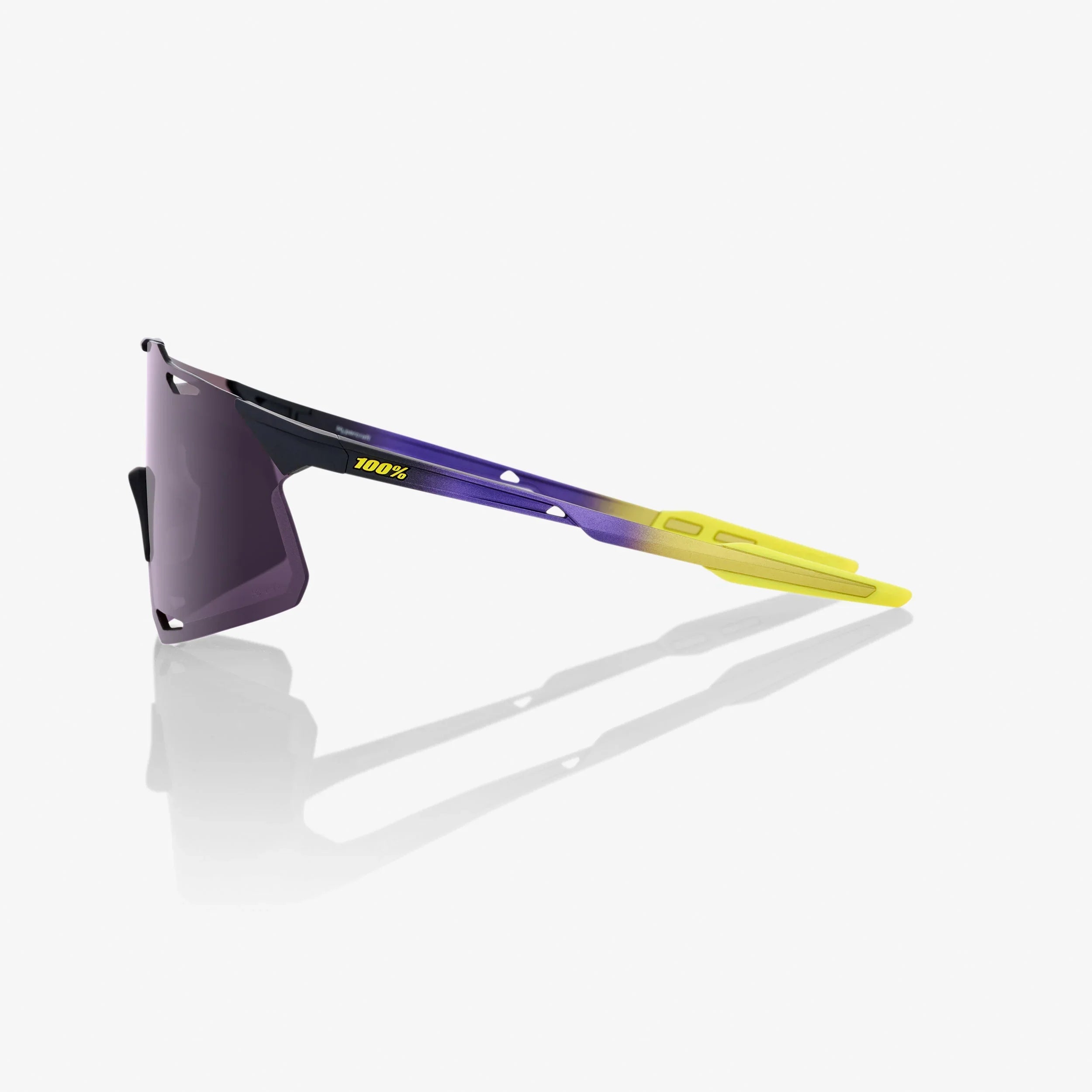 Gafas 100% Hypercraft Metallic Digital Brights Lente Purpura Oscuro