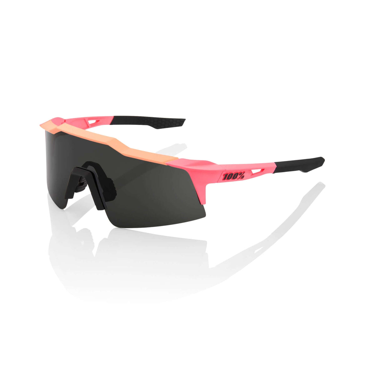 Gafas 100% Speedcraft Xs Mate Rosa Neon Lente Humo