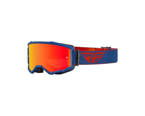 Goggle Fly Zone Rojo/Navy Lente Rojo Espejo Amber