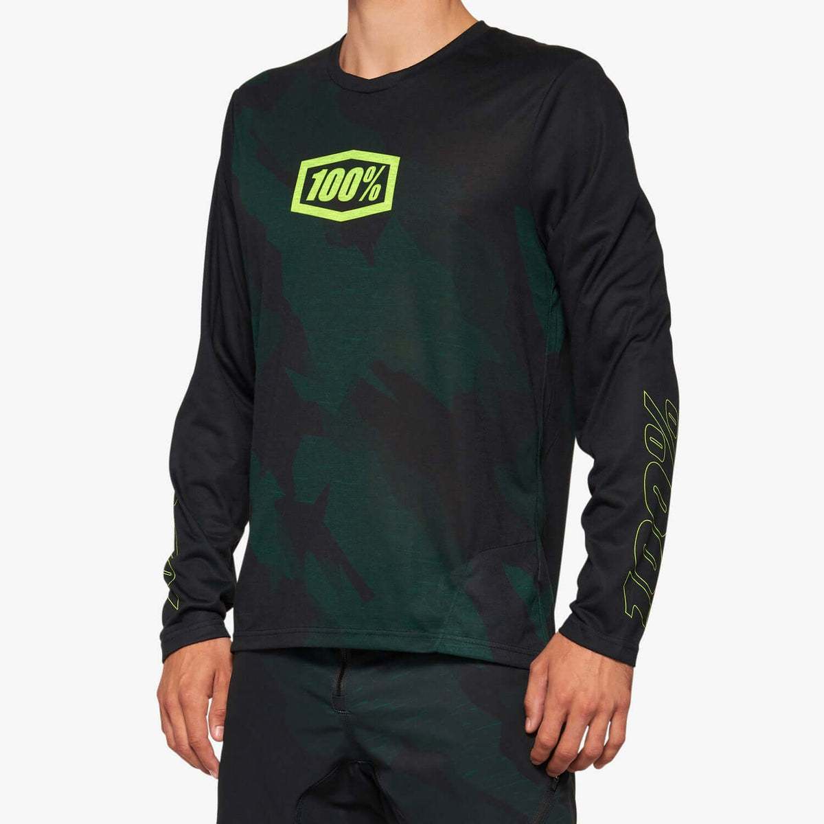 Jersey 100% Airmatic LS LE Negro/Camo