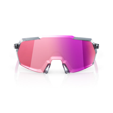 Gafas 100% Korbin Gris Traslucido Lente Purpura Espejo