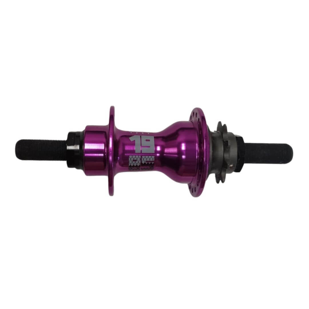 Manzana Optimus Trasera Bidireccional Eje 14mm Drive Cromo 9T