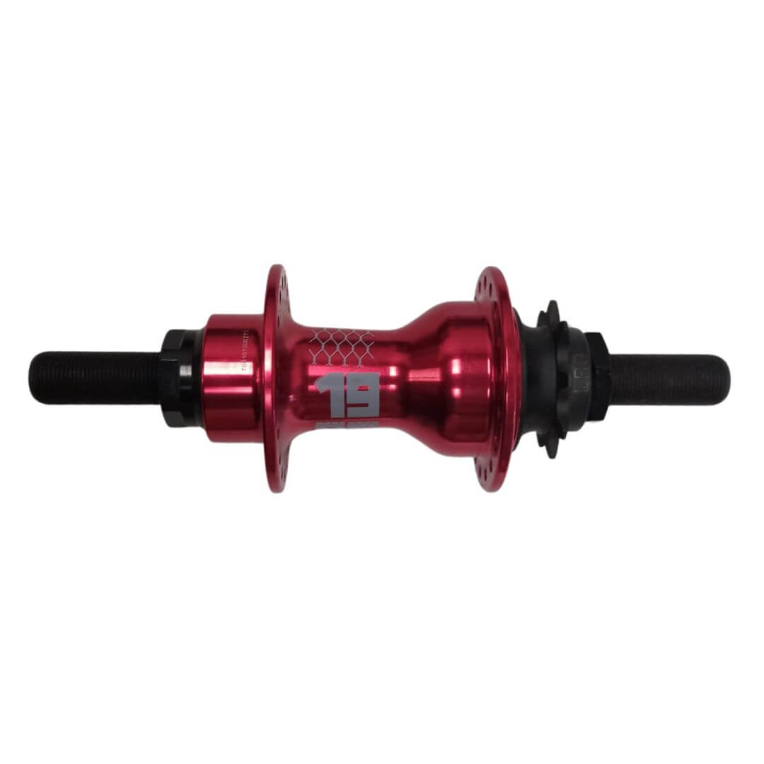 Manzana Optimus Trasera Bidireccional Eje 14mm Drive Cromo 9T