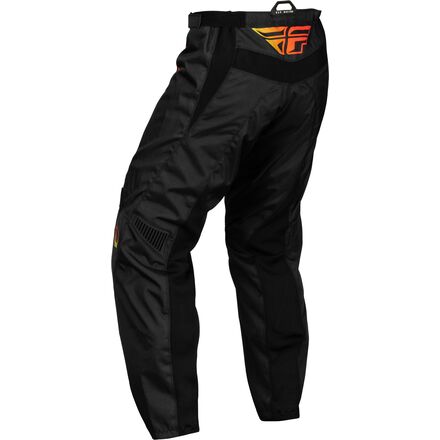 Pantalon Fly F-16 Negro/Amarillo/Naranja Niño