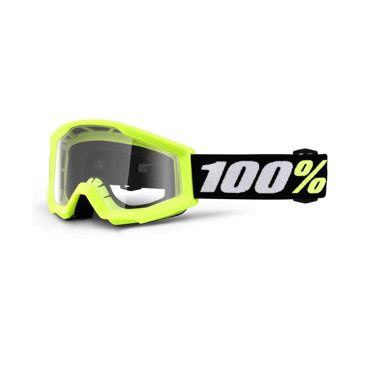 Goggle 100% Strata 2 Mini Amarillo Lente Clear