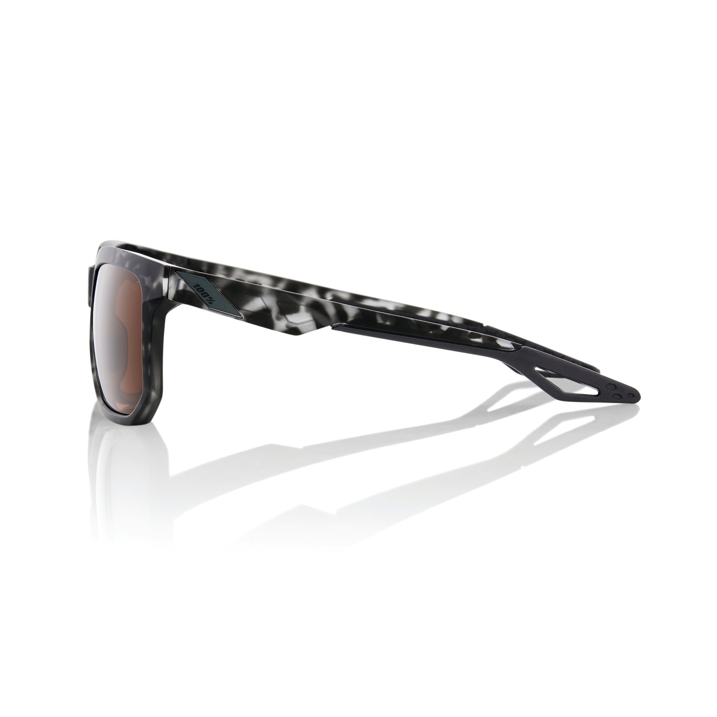 Gafas 100% Centric Havana Negro Mate Lente Bronce