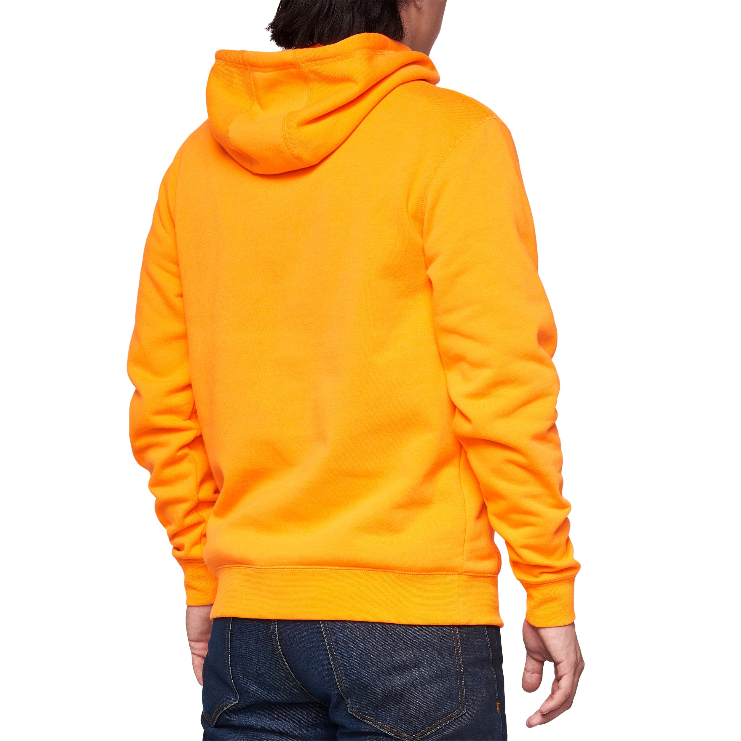 Hoodie 100% BB33 PO KP Naranja Fluo