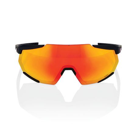 Gafas 100% Racetrap 3.0 Negro Lente Hiper Rojo  Espejo