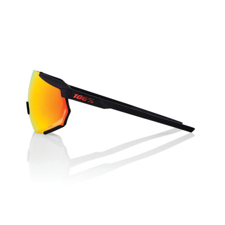 Gafas 100% Racetrap 3.0 Negro Lente Hiper Rojo  Espejo