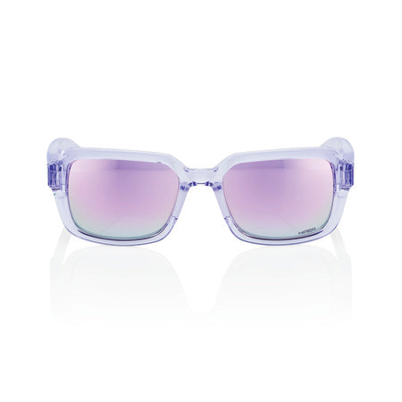 Gafas 100% Rideley Polished Traslucido Lente Hiper Lavender Espejo