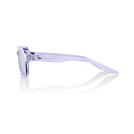 Gafas 100% Rideley Polished Traslucido Lente Hiper Lavender Espejo