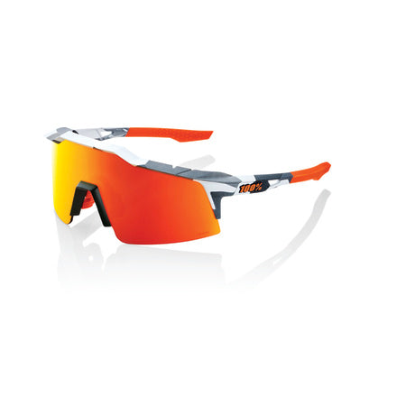 Gafas 100% Speedcraft SL Soft Tact Gris Camo Lente Hiper Rojo Espejo