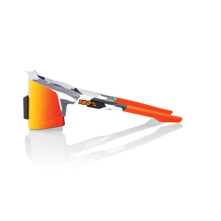 Gafas 100% Speedcraft SL Soft Tact Gris Camo Lente Hiper Rojo Espejo