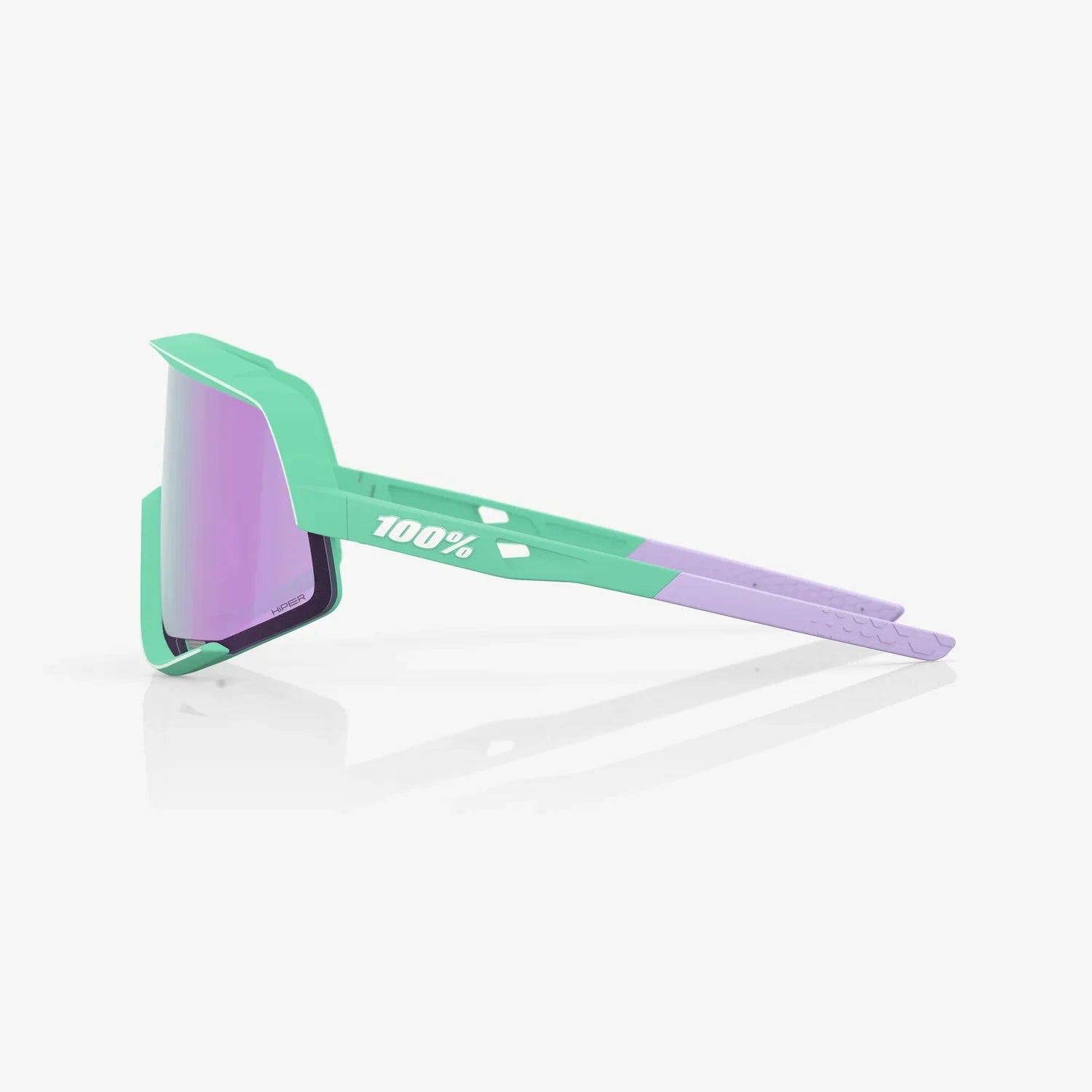 Gafas 100% Glendale Soft Tact Menta Lente Hiper Lavender Espejo