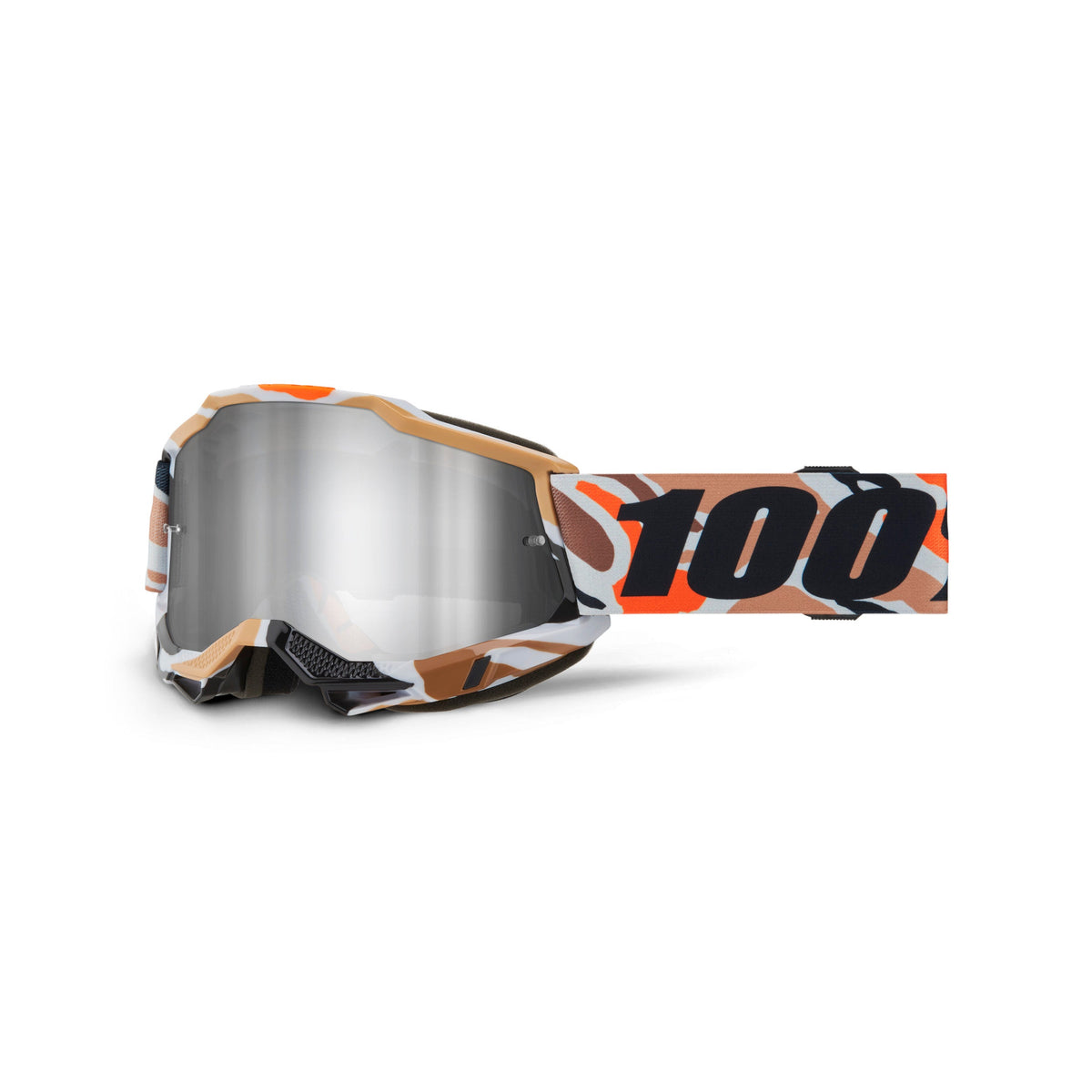 Goggle 100% Accuri 2 Flea Lente Silver Espejo