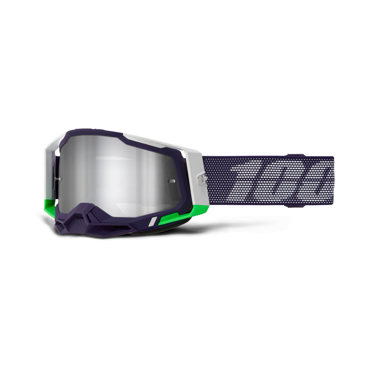 Goggle 100% Racecraft 2 Krakov Lente Silver Espejo