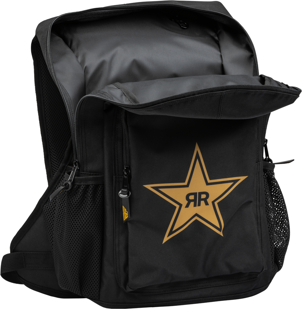 Morral Fly Jump Pack Rockstar Negro/Dorado