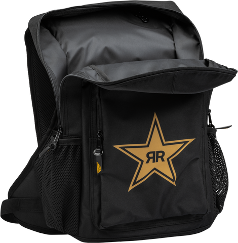 Morral Fly Jump Pack Rockstar Negro/Dorado