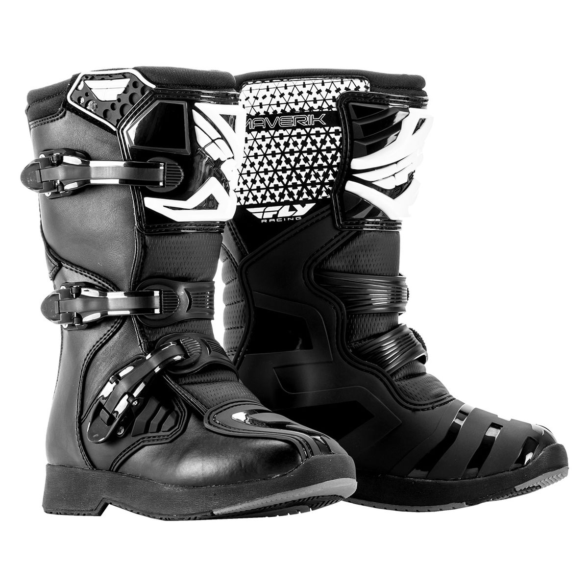 Botas Fly Maverik Negra Niño