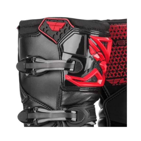 Botas Fly Maverik Rojo/Negro Niño