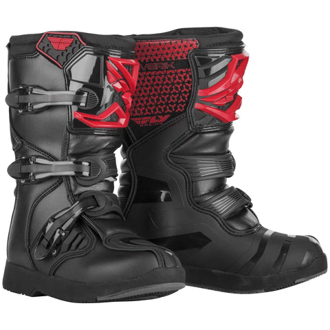 Botas Fly Maverik Rojo/Negro Niño