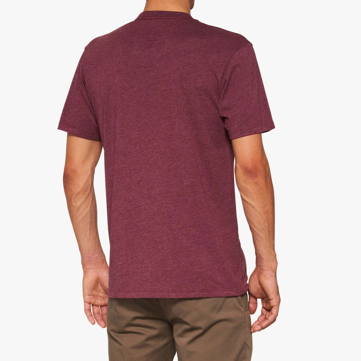 Camiseta 100% Icon  Maroon Heather