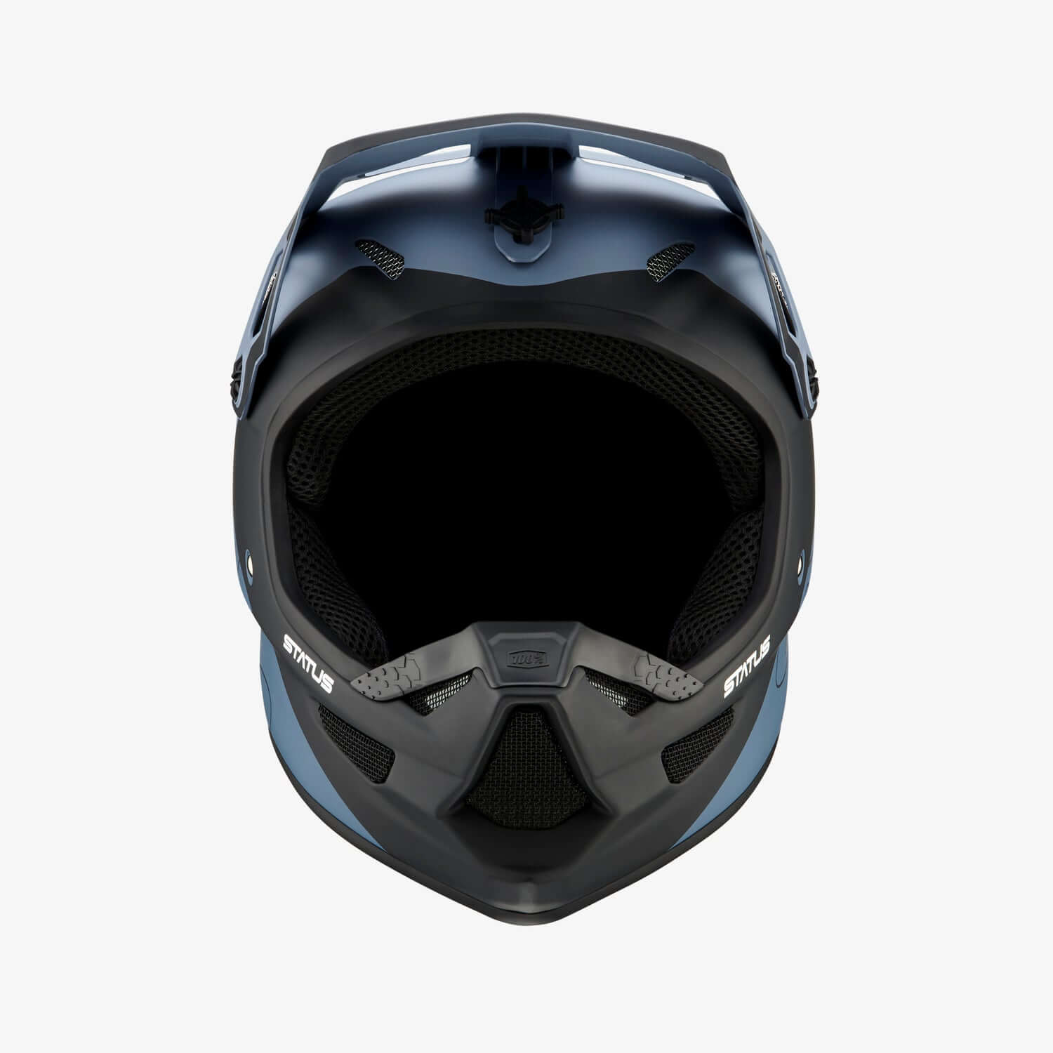 Casco 100% Status Drop/Azul Steel Niño